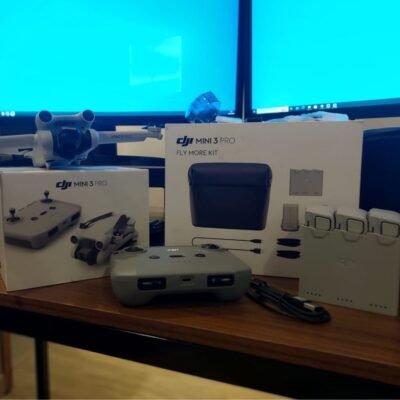 DJI Mini 3 PRO com Kit Fly more (bag,3 baterias, controle e base)
