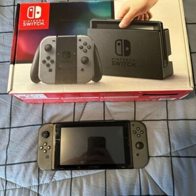 Nintendo switch completo com caixa desbloqueado com jogos