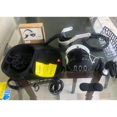 Meta Quest  3 128gb+Strap Yeeko com bateria+1 strap elite extra+ Case+ Cabo link que carrega+Protetores+ Carregador Turbo...