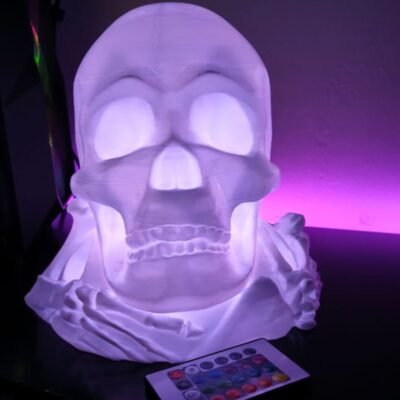 Caveira Nexus – Luminária Gamer Multifuncional