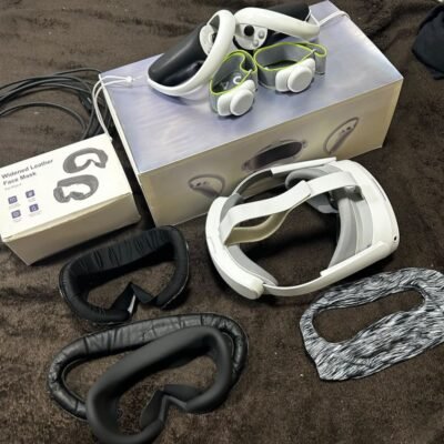 Pico 4 VR 256gb+ Motion trackers+ Cabo link+ Face cover+ acessorios